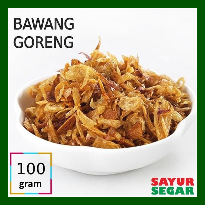

BAWANG GORENG PRODUKSI SENDIRI [1 Pack, +-100g]