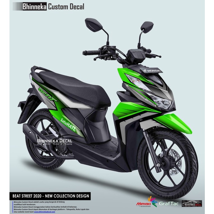 DECAL STICKER BEAT STREET 2020 HIJAU