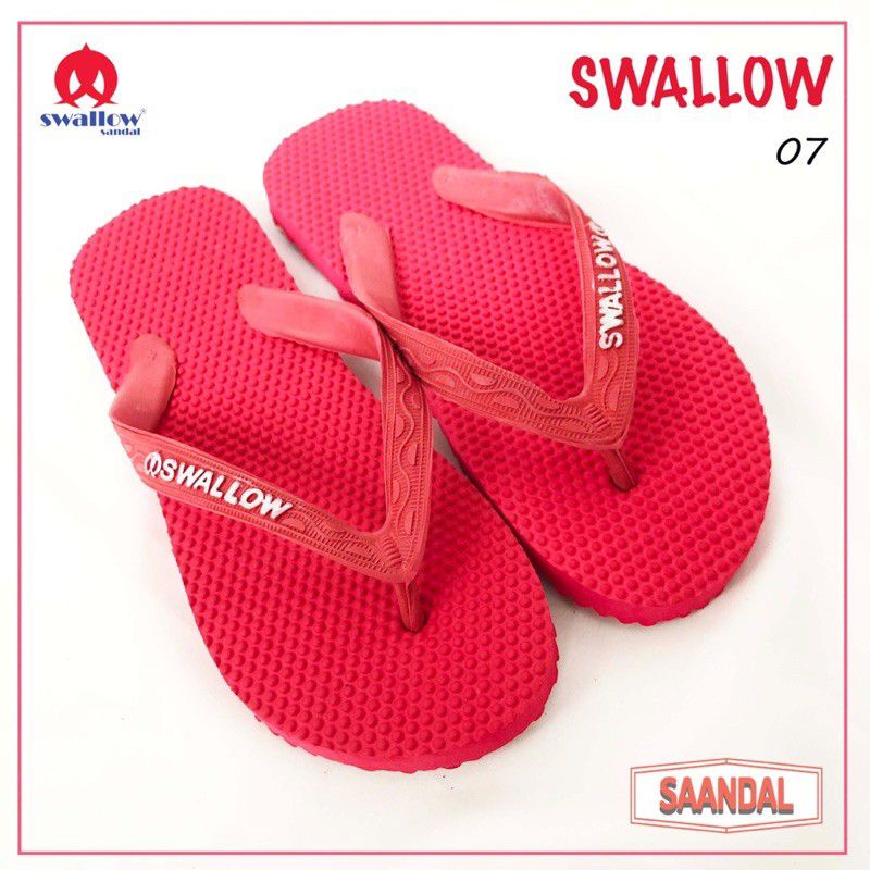 Sandal jepit Swallow  duri ORIGINAL dewasa &amp; anak warna warni grigi  (Size 7-10,5)