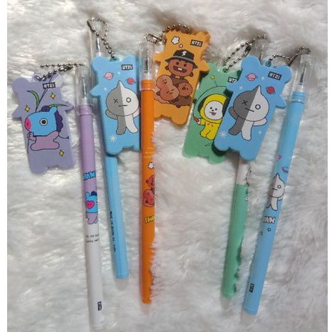 

PULPEN KARAKTER BTS 2in1/PULPEN BTS AKSESORIS