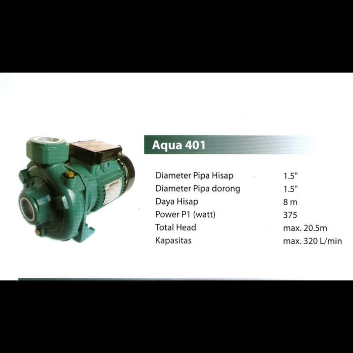 SHINILL AQUA 401 pompa air centrifugal keong irigasi