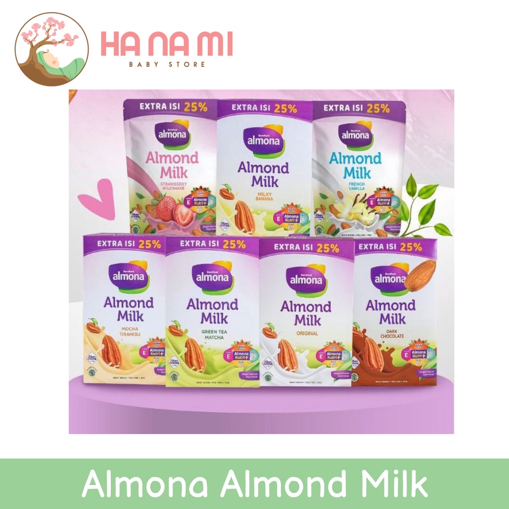 Almona Almond Milk Powder Pelancar ASI with Daun Katuk