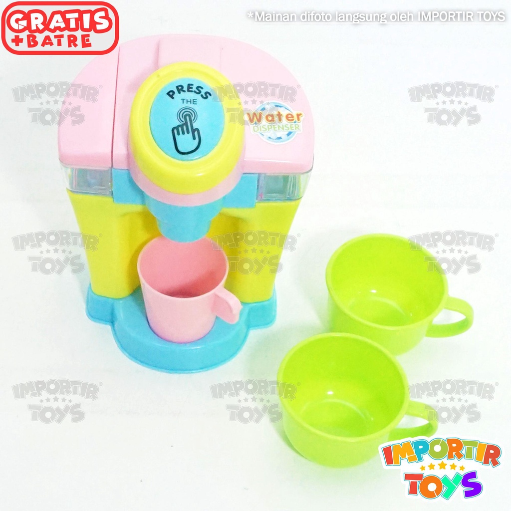 Mainan Anak Cewe Kitchen Set Mini Dispenser Air My Joy Kitchen Set