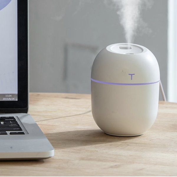 Pelembab Udara USB Humidifer Mobil Ruangan Kamar Car Home Portable LED Mini Aromatherapy Diffuser-2