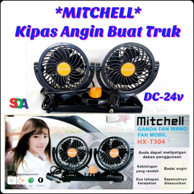 Mitchel Ganda Fan Mobil Kipas Truck Kipas Angin Truk / Pickup