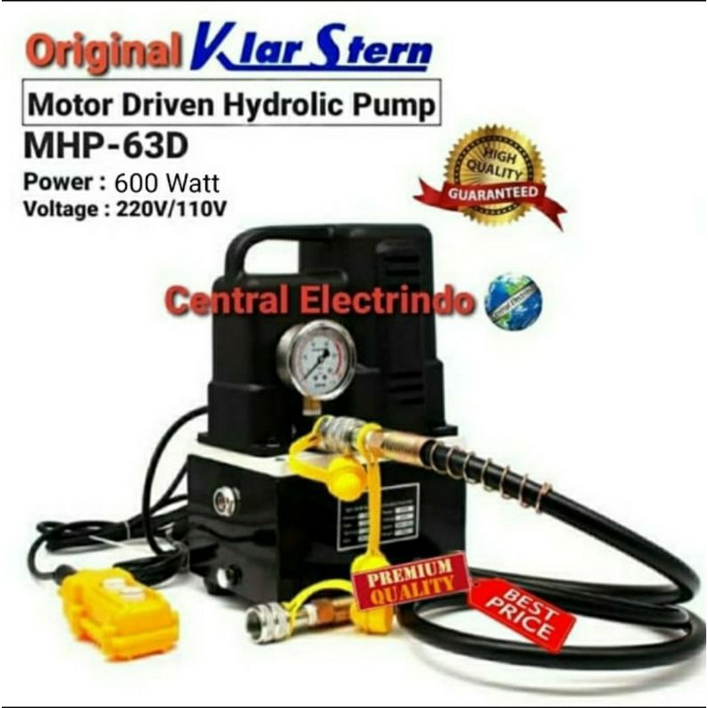 Tang Press Hydrolic Pump/Pompa Hidrolik Listrik MHP-63D KlarStern.