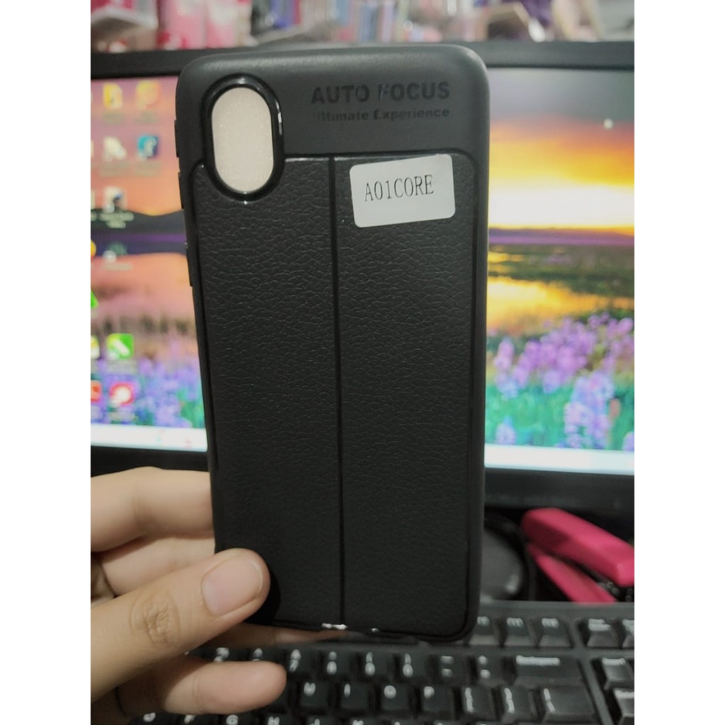 AutoFokus Samsung A33 5G / A53 5G / A01 Core A013F Leather Soft Case AUTOFOCUS Motif Kulit Jeruk