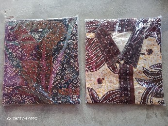 Size M L Xl Xxl Bswart Batik Hrb026 Kenongo Hem Batik Monochrome Semut Coklat Kemeja Batik Pria