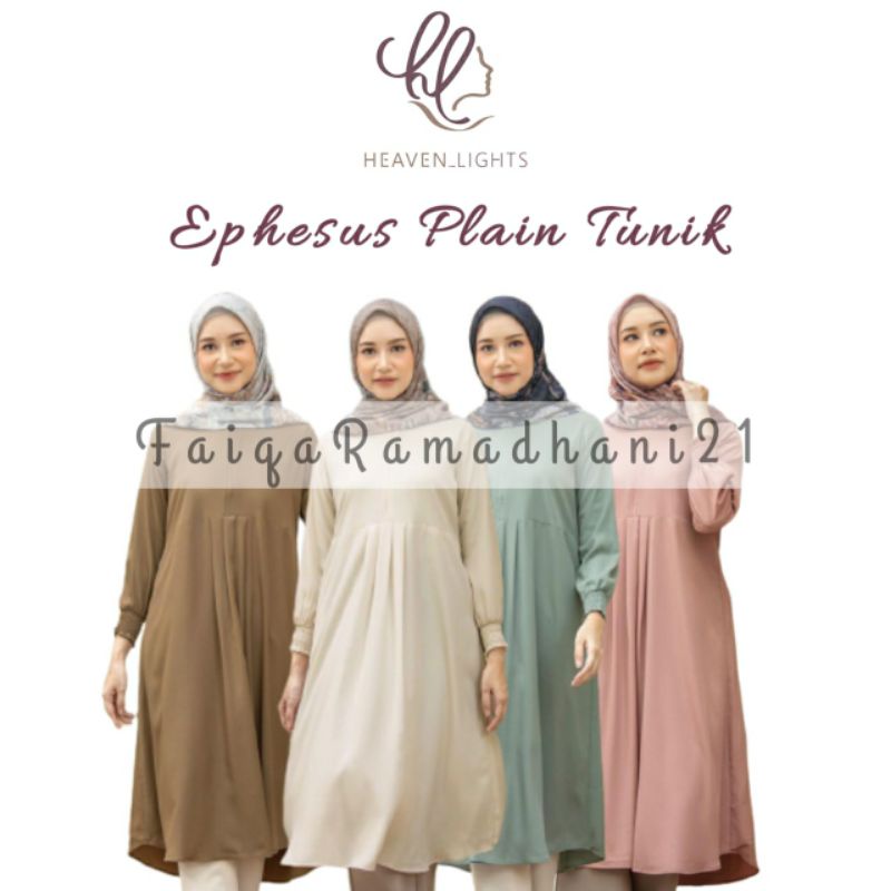EPHESUS PLAIN TUNIK HEAVEN LIGHTS