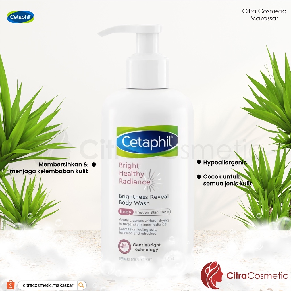 Cetaphil Bright Healthy Radiance Series | Day Protection | Night Compfort | Body Lotion | Refresh Toner | Body Wash | Creamy Cleanser