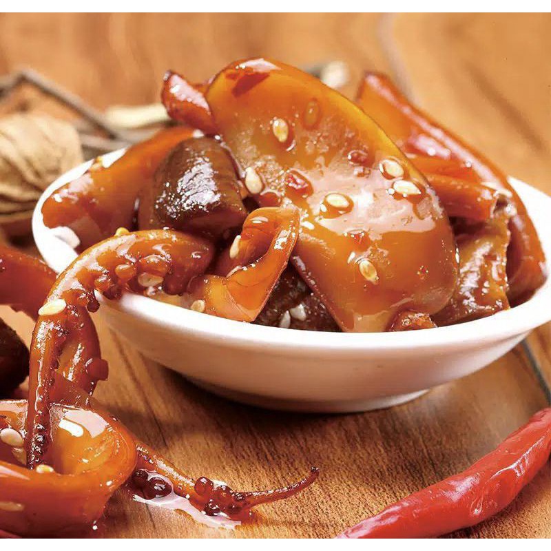 (HALAL) 渔米之湘 山珍鱿鱼 Barbeque Squid Hot &amp; Spicy Squid Snack /Snack Sotong 14g