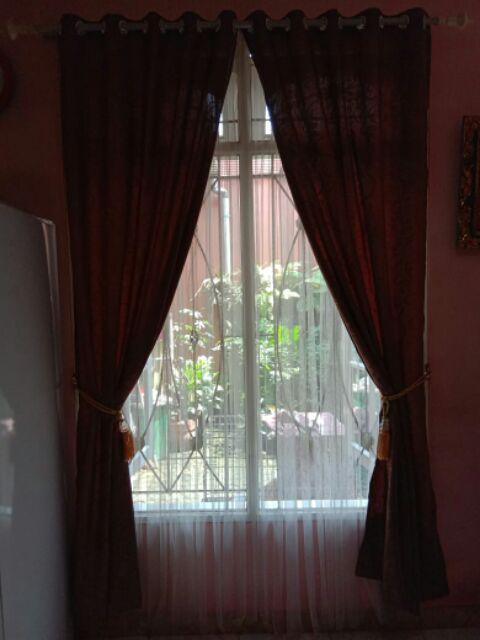 Promo Gorden Gordyn Smocring 10 Lobang Di Jual Perlembar