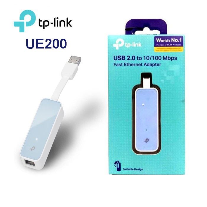 TP-Link UE200 USB 2.0 to Ethernet LAN Internet Network Adapter TPLink