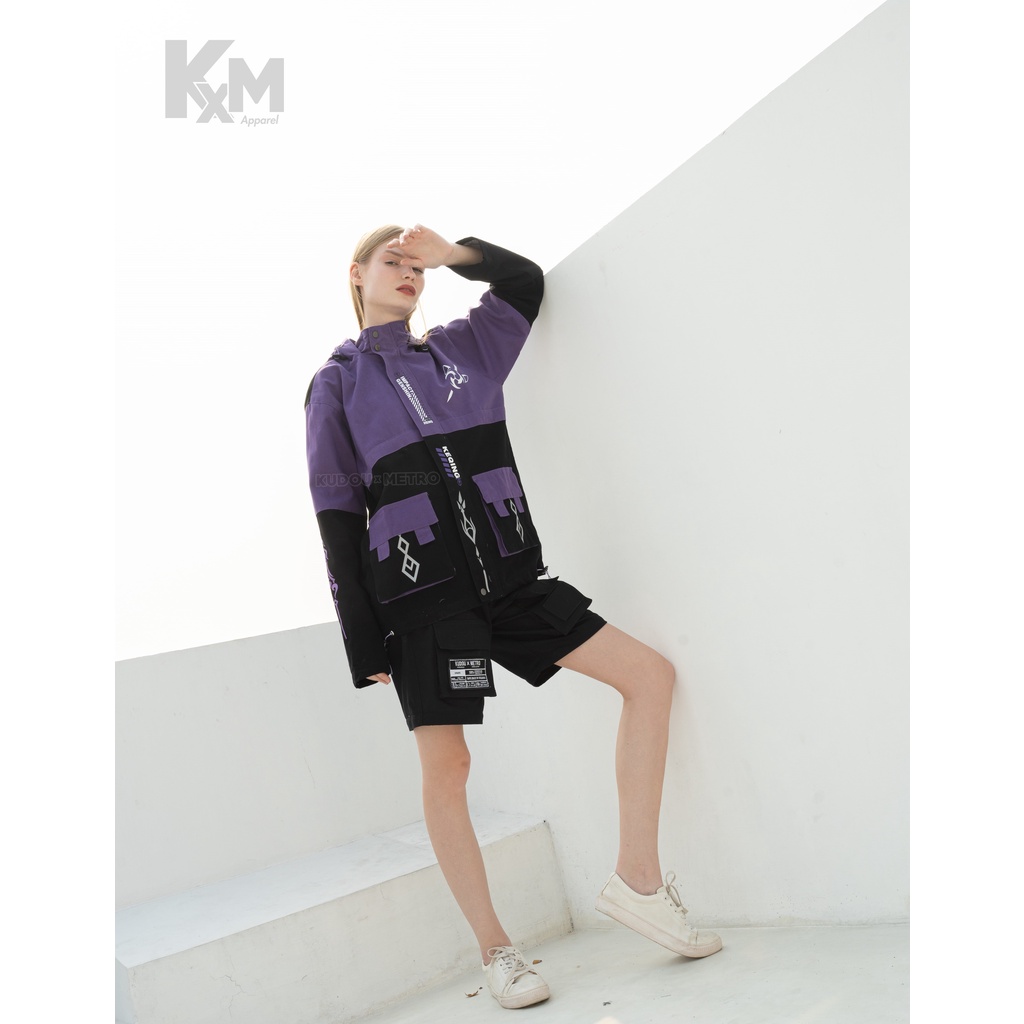 Kudou X Metro Oversized Parka Keqing Wangy Jacket Genshin Impact