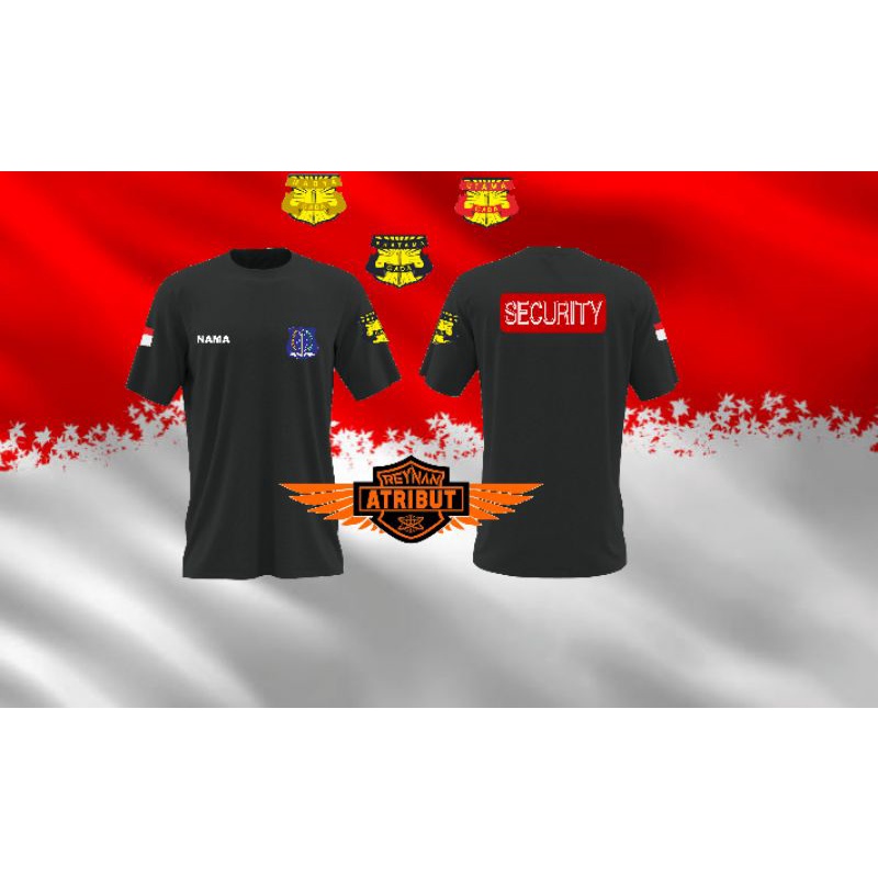 Kaos Lengan Pendek SECURITY