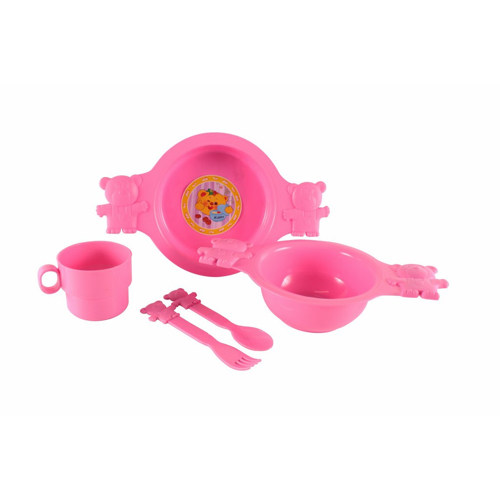 Kiddy Feeding Set / Tempat Makan Bayi Beruang  - 82009