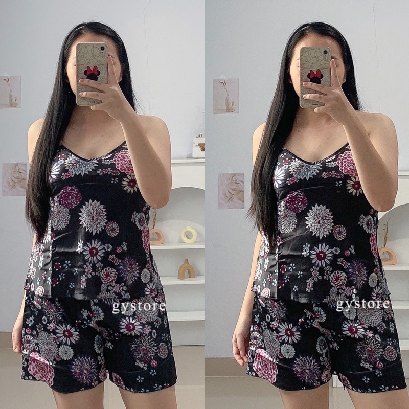 Setelan Satin Import