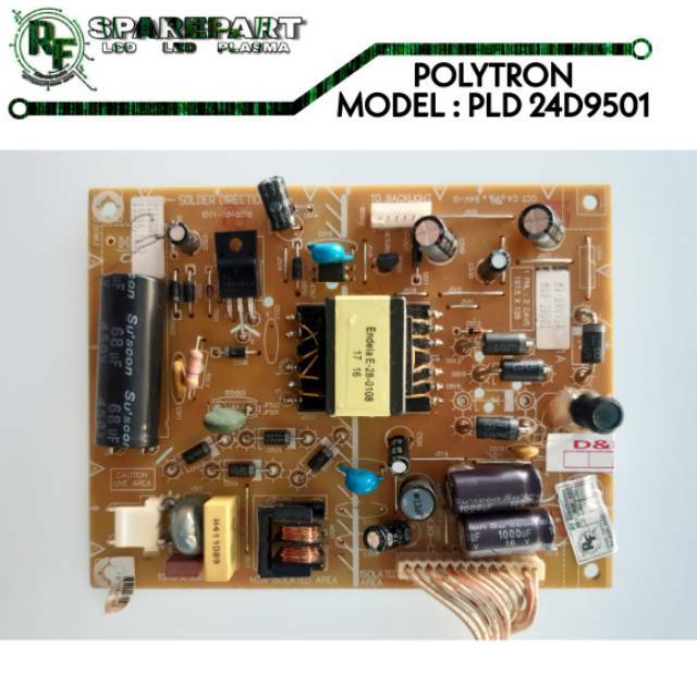 PSU TV LED POLYTRON PLD24D9501 Power supply tv polytron pld 24d9501