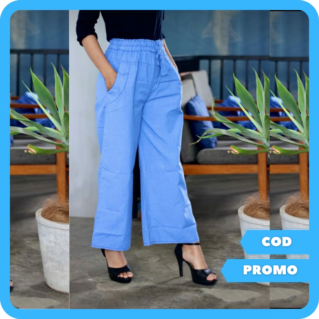 Highwaist Loose Jeans Kulot Jeans Wanita / Kulot Jeans / Kulot Jeans Wanita / Kulot Jeans High Waist