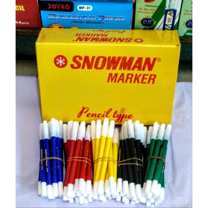 Snowman Spidol Warna Kecil PW-1A - Spidol Warna Warni