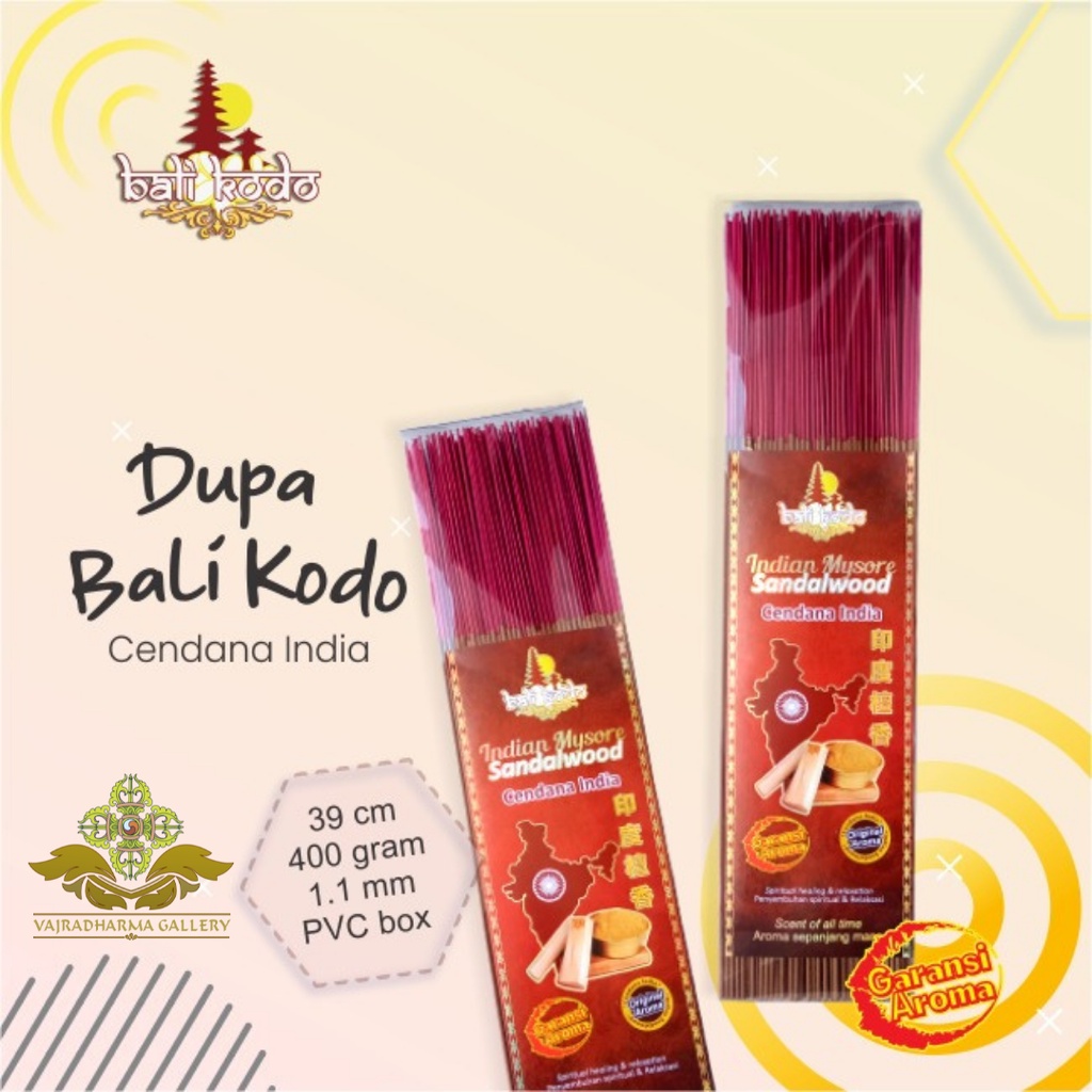 Dupa Hio Wangi Harum Alami Bali Kodo Cendana India 39cm @400gram