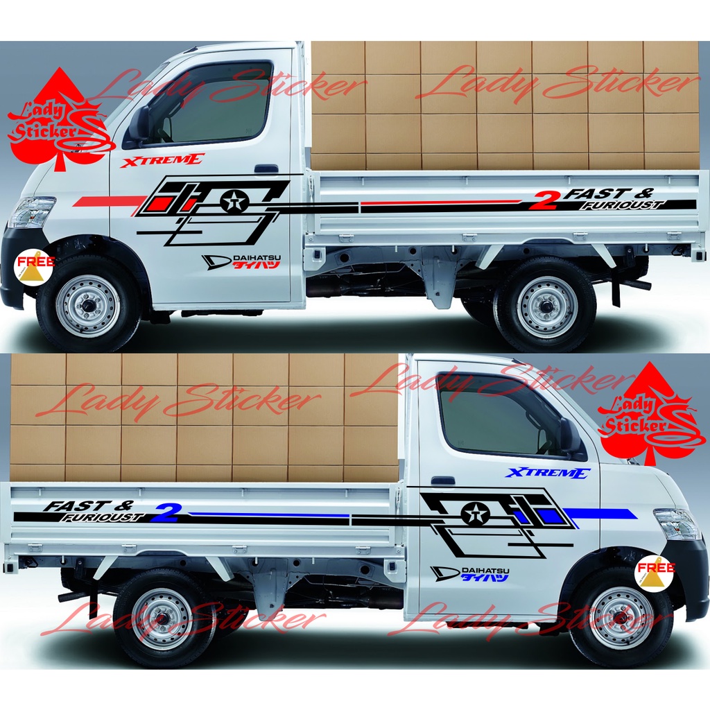 STICKER STIKER MOBIL PICK UP GRANMAX ESPASS STIKER MOBIL DAIHATSU PICK UP GRAN MAX STIKER LIST GRAND