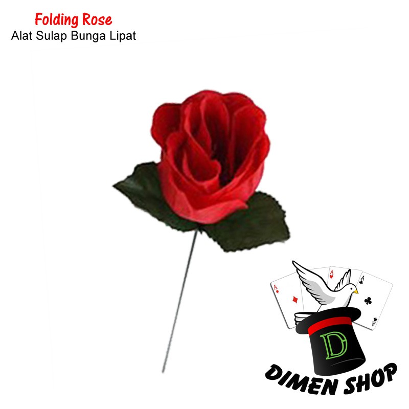 Folding Rose | Alat Sulap | Bunga Sulap | Bunga Lipat | Dimen Shop