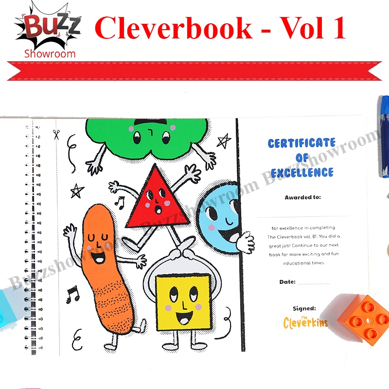 Buku Edukasi Anak Bayi Cleverbook Vol 01 18-24 bulan Cleverkins Inggris