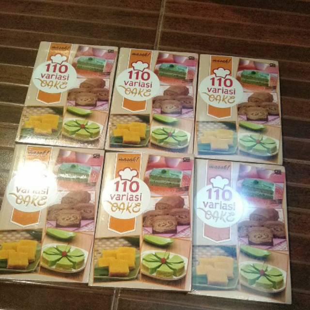 

110 variasi cake buku tebal full colour