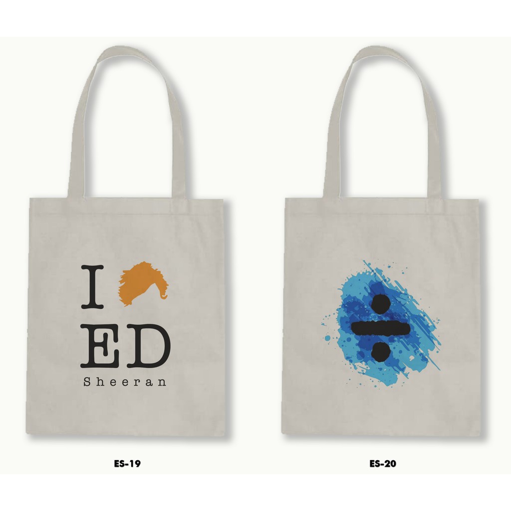 TOTE BAG BLACU - ED SHEERAN .02