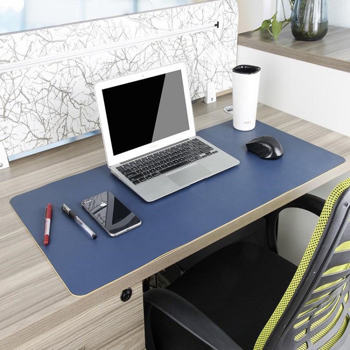 PU Leather Extra Large 90 x 40 cm Tatakan Mouse Pad Double Side Desk Pad