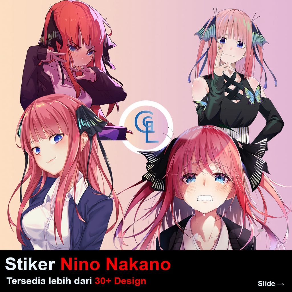 

Sticker Anime Nino Nakano Tumblr Bom Laptop Helm Hp PREMIUM gotoubun