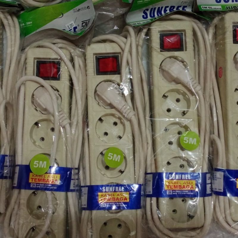 Colokan/Kabel roll/Stop Kontak + Kabel