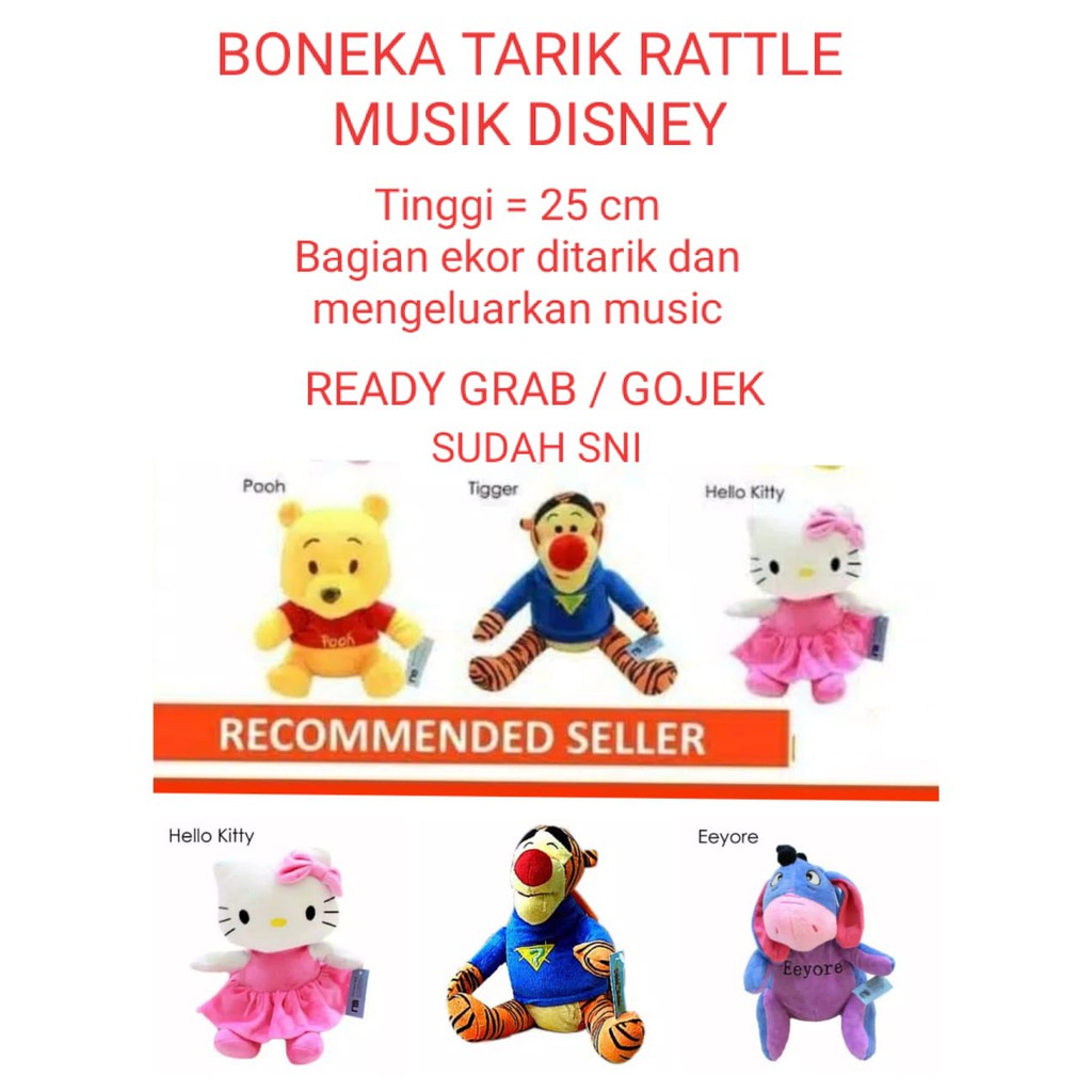 TERMURAH BONEKA TARIK MUSIK KARAKTER