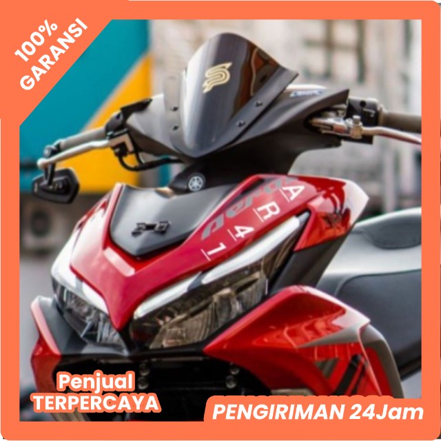 visor aerox, winshield aerox new, Visor aerox new smoke bening Winshield aerox jenong tinggi