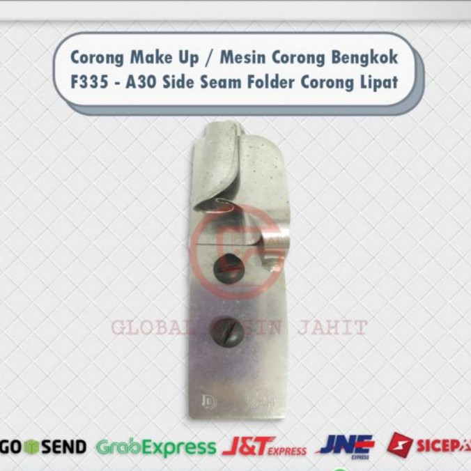 Corong Make Up Mesin Corong Bengkok MCP A30 Side Seam Folder