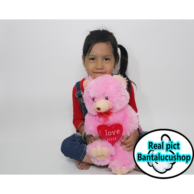 Boneka Teddy Bear Love M50cm