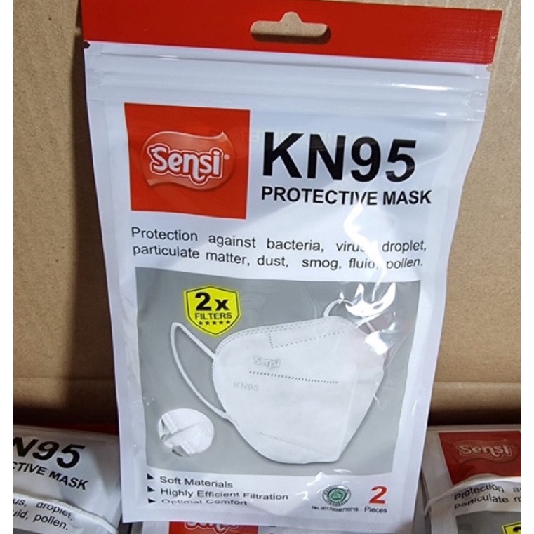 SENSI KN95 PROTECTIVE MASK | Masker Sensi KN95 - Satuan