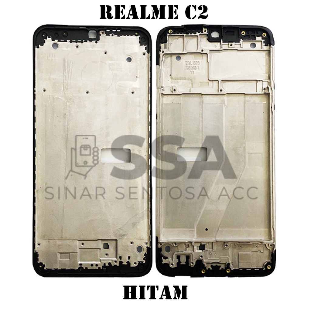 Tulang Tengah Middle Frame LCD Realme C2 Original 100% Tulang Casing Bezel Bezzel Bazel Handphone HP Ori Original Awet Murah RealmeC2