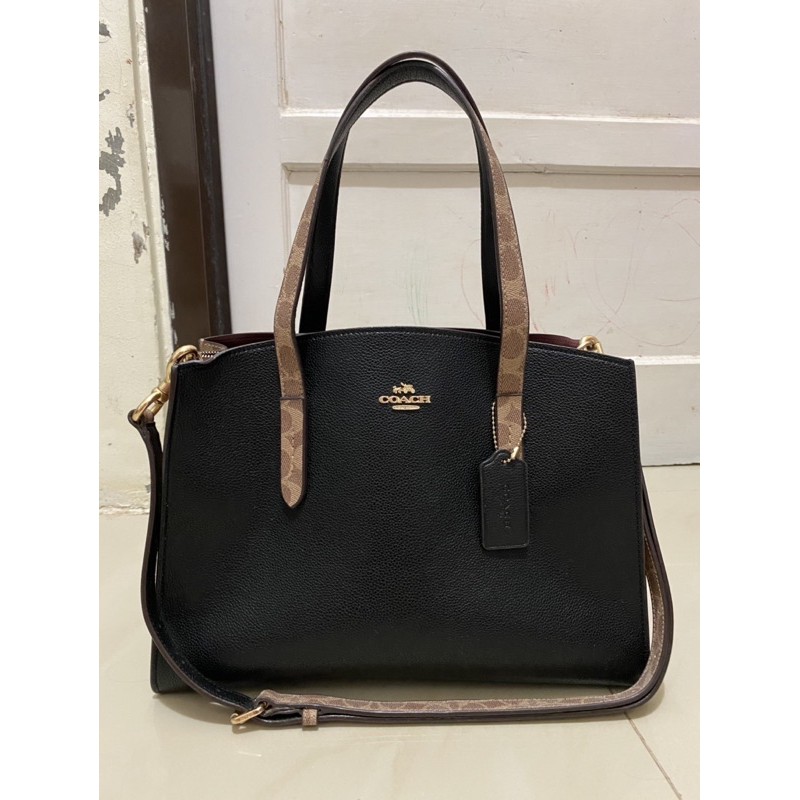 *preloved* coach charlie carryall (nego)