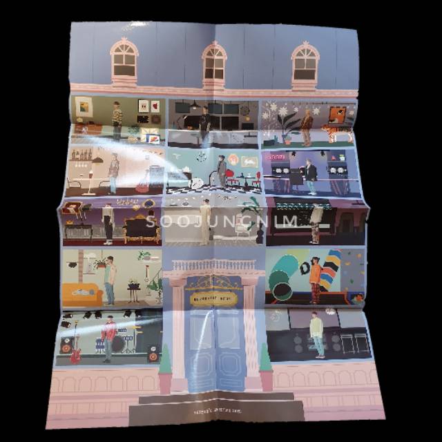 SEVENTEEN 2020 SEASON GREETING FOLDING POSTER