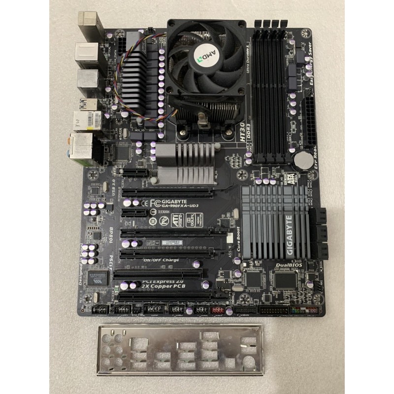 PAKETAN AMD FX 8350 MOBO AM3 PLUS GIGABYTE DDR3 OFFBOARD - FAN