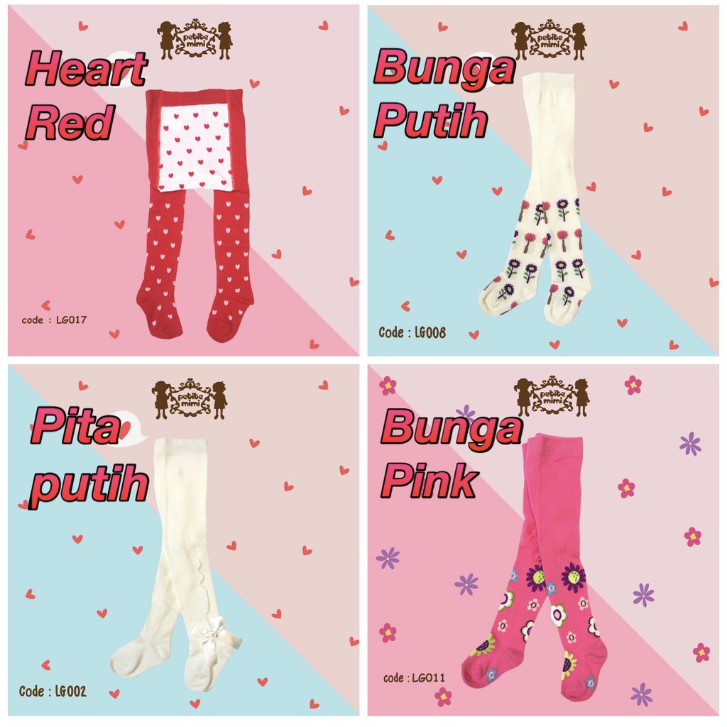 Petite Mimi Celana Legging Bayi Anak Ukuran SML SNI Cherrbabykidsshop