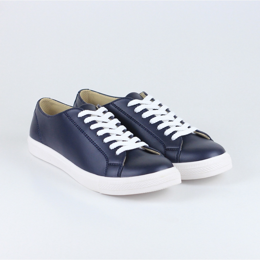 ELVRA - Sepatu Sneakers Sepatu Wanita Kasual Casual - LUNA Navy White