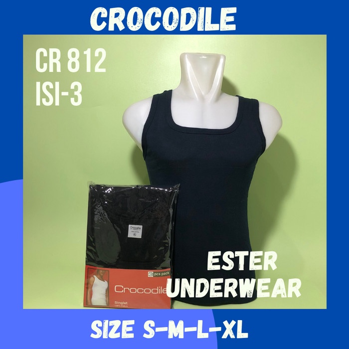 Kaos Singlet CROCODILE 812 WARNA ISI 3