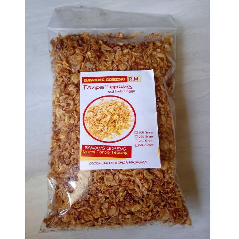 

BARU SPESIAL Bawang Goreng Tanpa Tepung 250gram ☼ 895