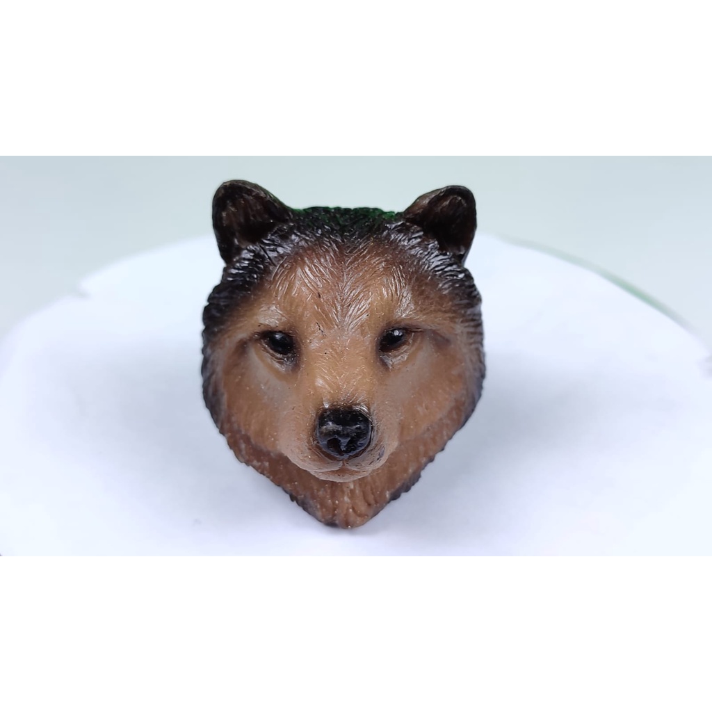 WOGGLE SINGA COKLAT  - WOGGLE SCOUT - RING HASDUK PRAMUKA KARAKTER 3D PUSAT WOGGLE INDONESIA - MALAN