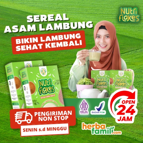 NUTRI FLAKES SEREAL ASAM LAMBUNG MAAG GERD Membantu Mengobati Asam Lambung Gerd Dan Maag Secara Alami