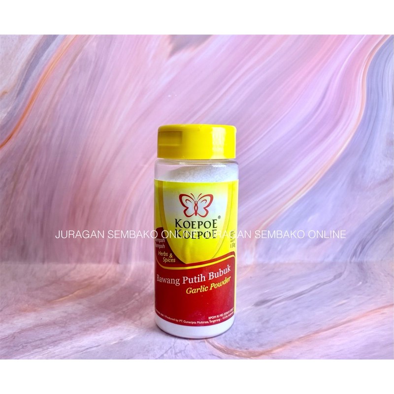 

(JSO) Koeope koepoe BAWANG PUTIH BUBUK 130gr / kupu kupu bawang putih bubuk / garlic powder