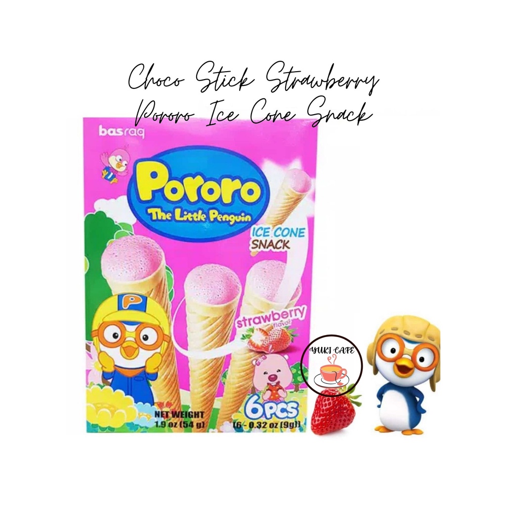 

CAMILAN - RAON PORORO ICE CONE SNACK STRAWBERRY